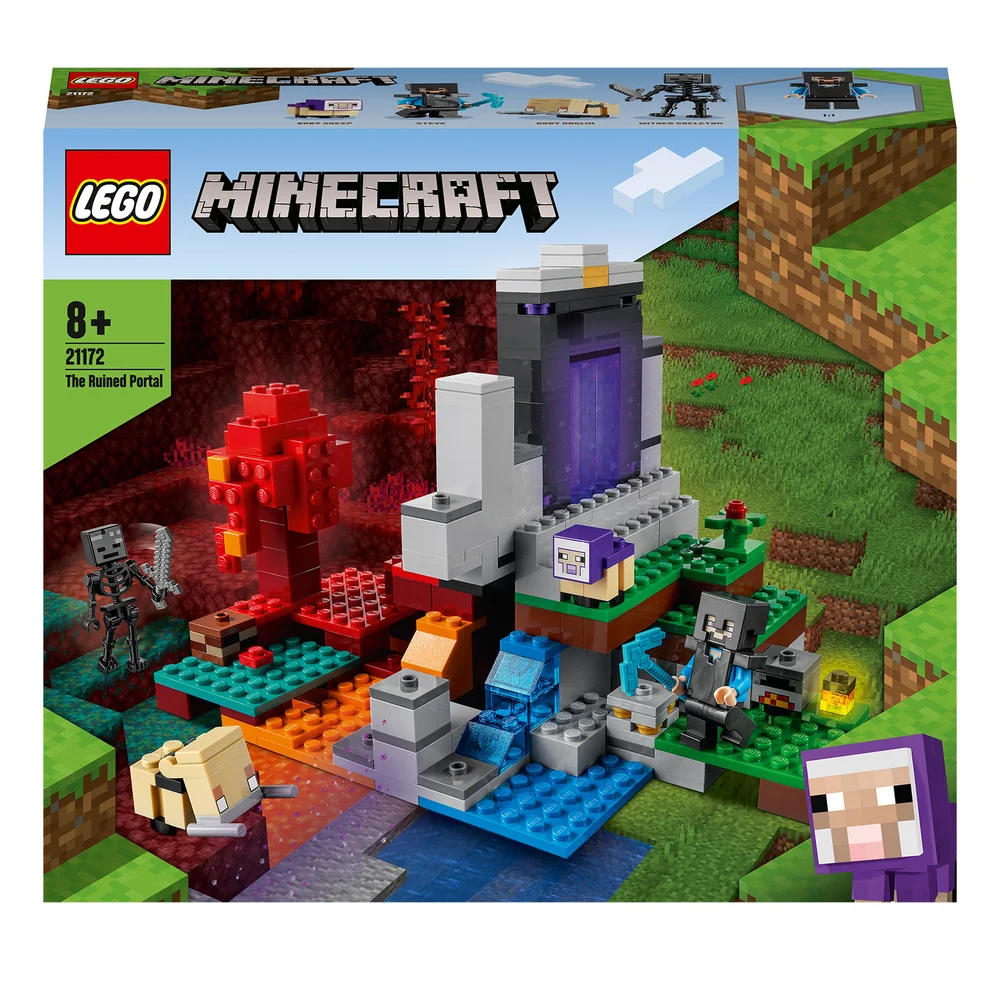 LEGO Minecraft De Verwoeste Portaal Bouw Speelgoed (21172) Afbeelding 1