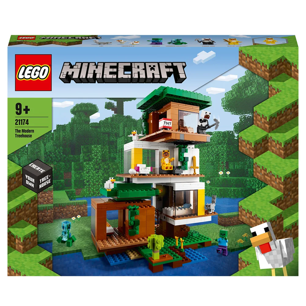 LEGO Minecraft De moderne Boomhut Bouw Speelgoed (21174) Afbeelding 1