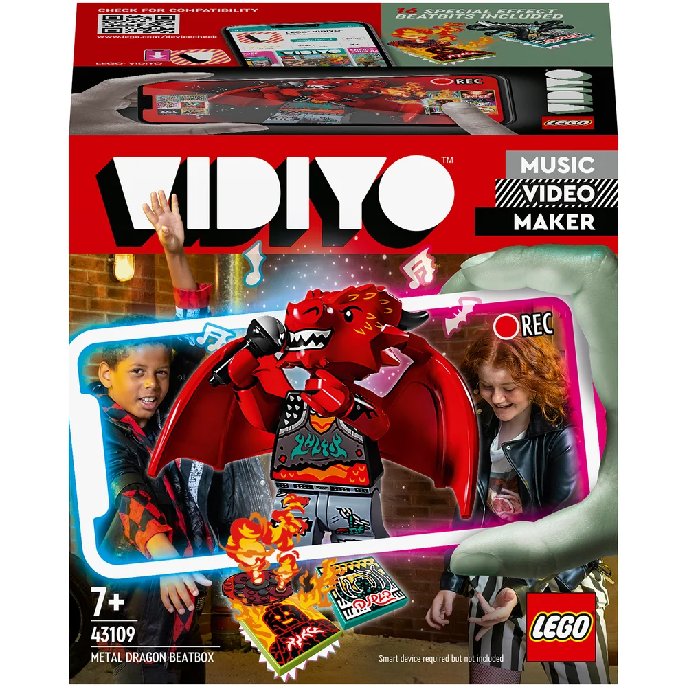 LEGO VIDIYO Metal Dragon BeatBox Music Video Maker Toy (43109) Afbeelding 1