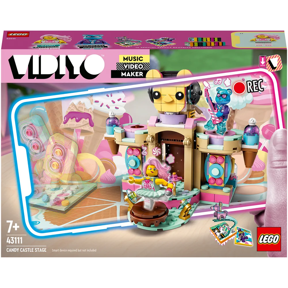 LEGO VIDIYO Candy Castle Stage BeatBox Video Maker Toy (43111) Afbeelding 1