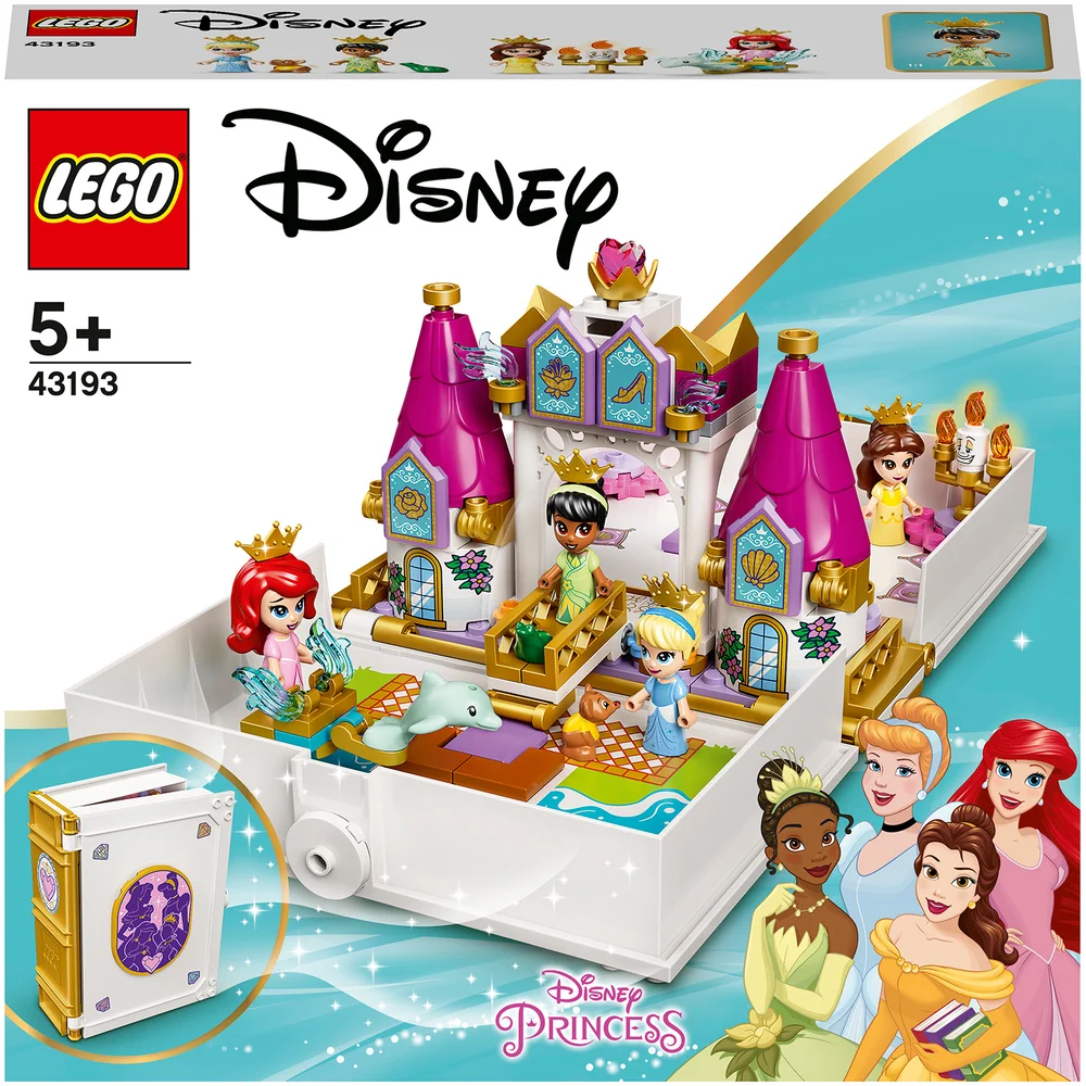 LEGO Disney Ariel, Belle, Cinderella and Tiana’s Storybook Adventures (43193) Afbeelding 1