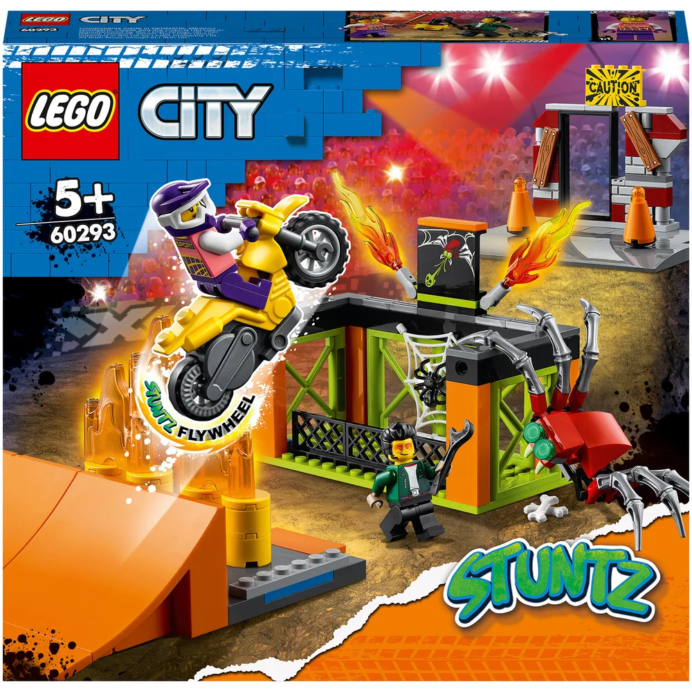LEGO City: Stuntz Stunt Park Show Set with Toy Motorbike (60293) Afbeelding 1