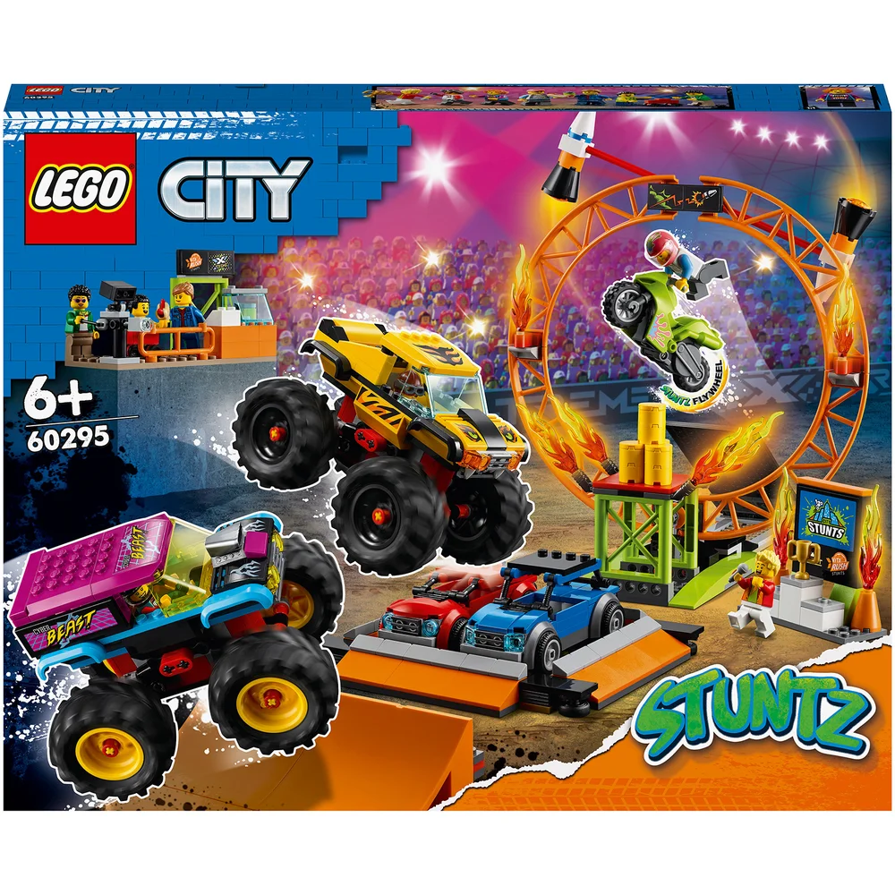 LEGO City: Stuntz Stunt Show Arena & Monster Truck Toys (60295) Afbeelding 1