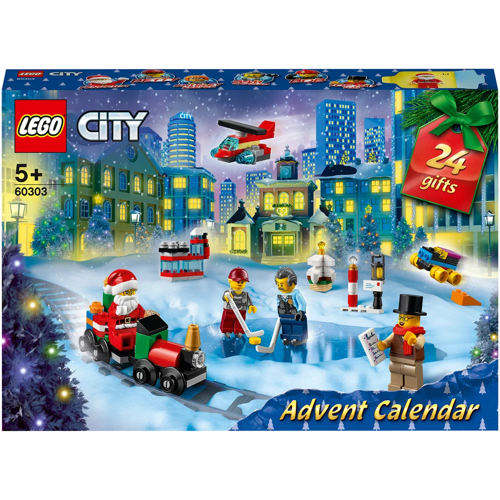 LEGO City: Advent Calendar 2021 Christmas Toy Gift Set (60303) Afbeelding 1