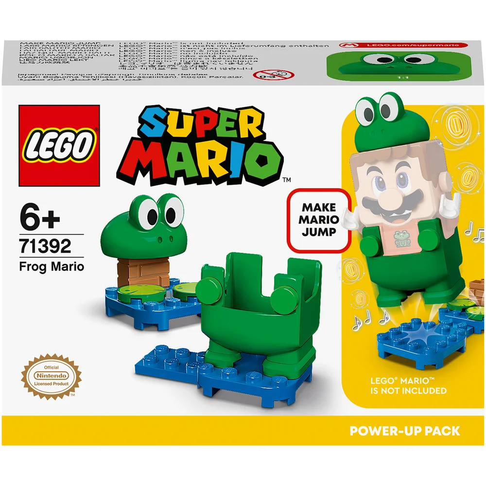 LEGO Super Mario Frog Mario Power-Up Pack Toy Costume (71392) Afbeelding 1