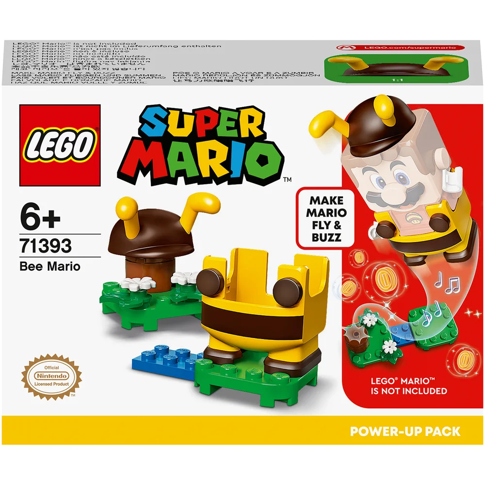 LEGO Super Mario Bee Mario Power-Up Pack Toy Costume (71393) Afbeelding 1