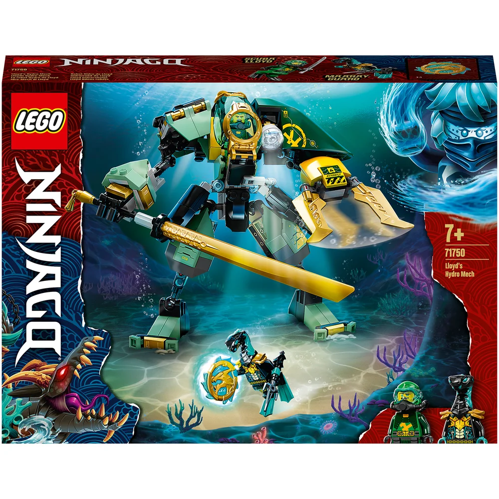 LEGO NINJAGO: Lloyd’s Hydro Mech Action Figure Set (71750) Afbeelding 1