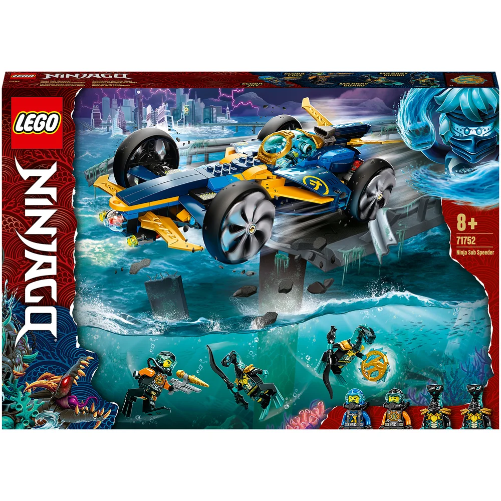 LEGO Ninjago Ninja Sub Speeder Set (71752) Afbeelding 1