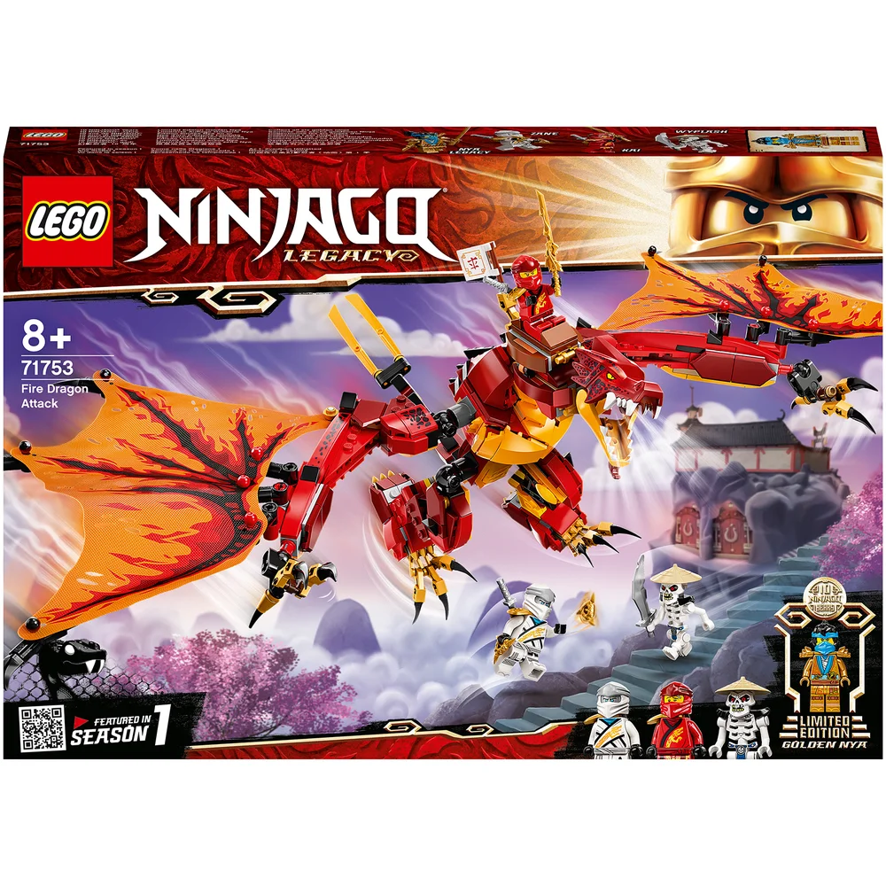 LEGO Ninjago Vuurdraak Aanval Set (71753) Afbeelding 1