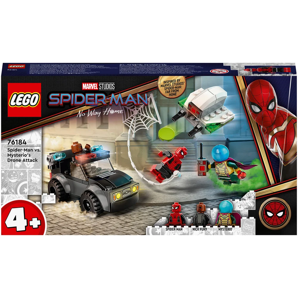 LEGO Marvel Spider-Man vs. Mysterio’s Drone Attack Set (76184) Afbeelding 1