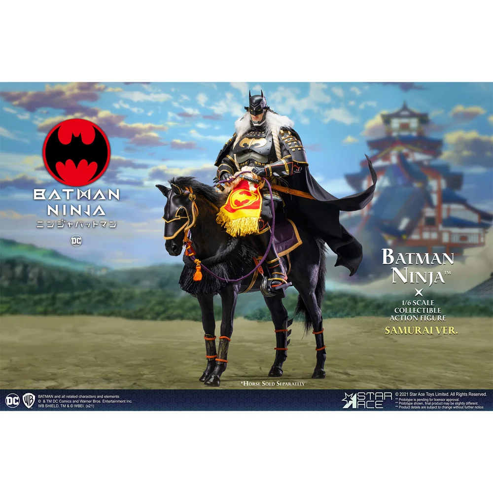 Star Ace Batman Ninja My Favourite Movie 1/6 Scale Collectible Action Figure - Batman (Samurai Version) With Horse Afbeelding 1