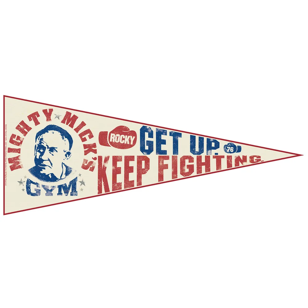 Rocky - Mighty Mick's Gym Wimpel Afbeelding 1