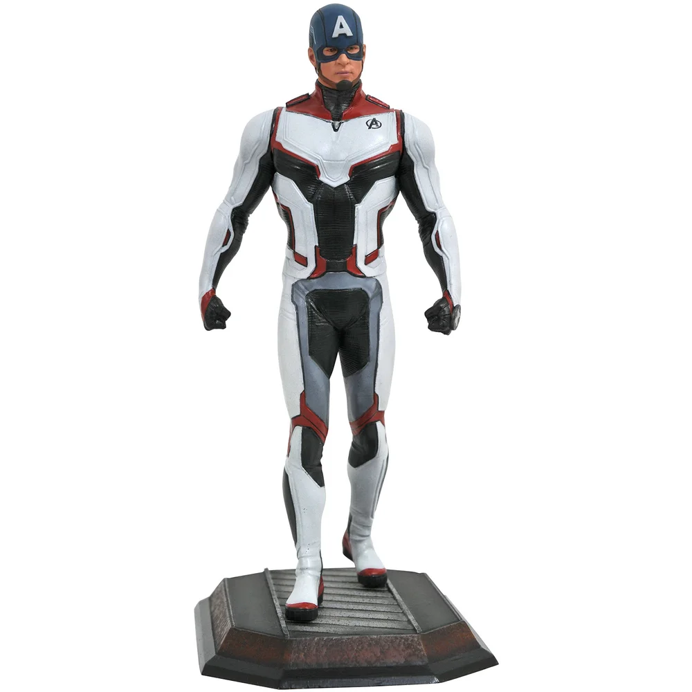 Diamond Select Marvel Gallery Avengers: Endgame PVC Figure - Team Suit Captain America Afbeelding 1