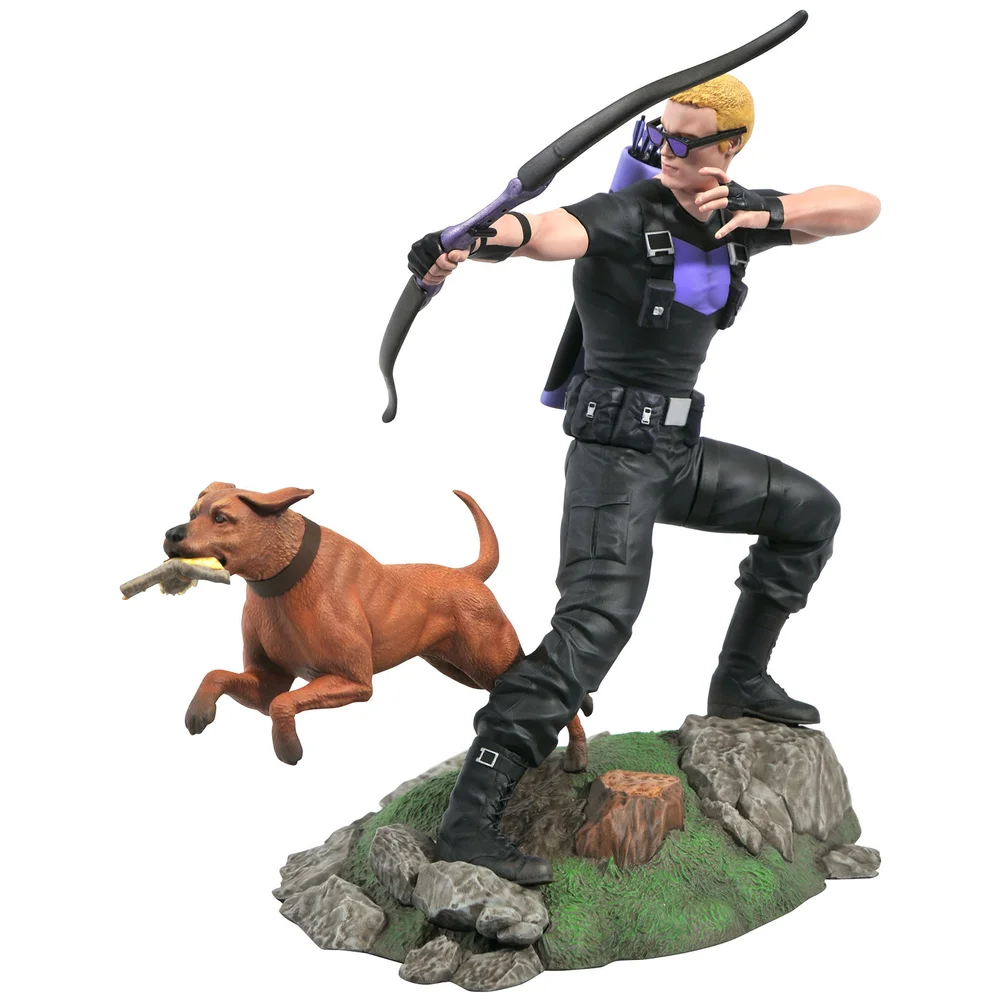 Diamond Select Marvel Galerij PVC Figuur - Comic Hawkeye Afbeelding 1