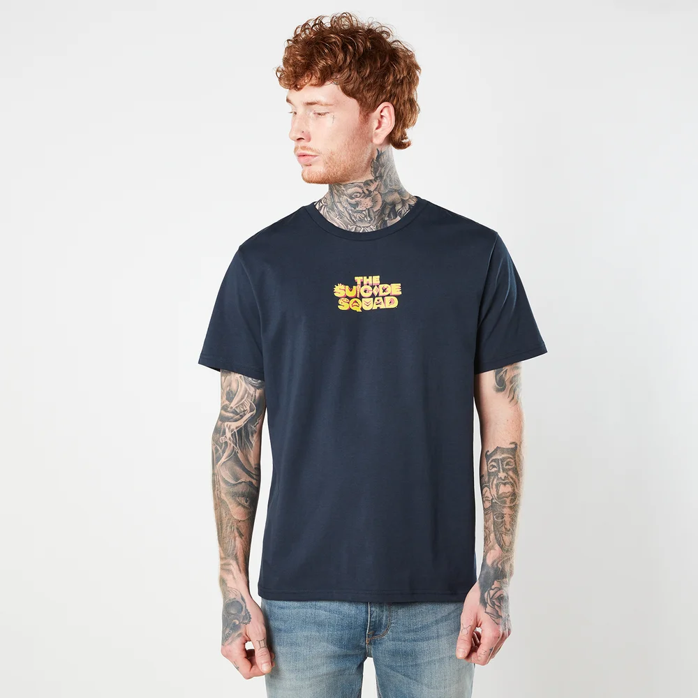Suicide Squad Character Grid Unisex T-Shirt - Navy - S Afbeelding 1