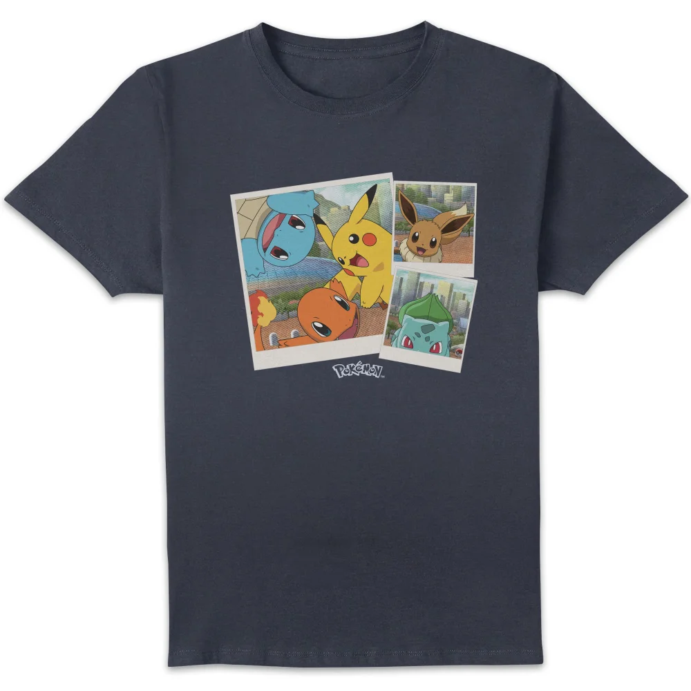 Pokémon Walking Along The Waterfront Unisex T-Shirt - Navy - S Afbeelding 1