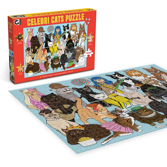 Celebri Cats Jigsaw Puzzle