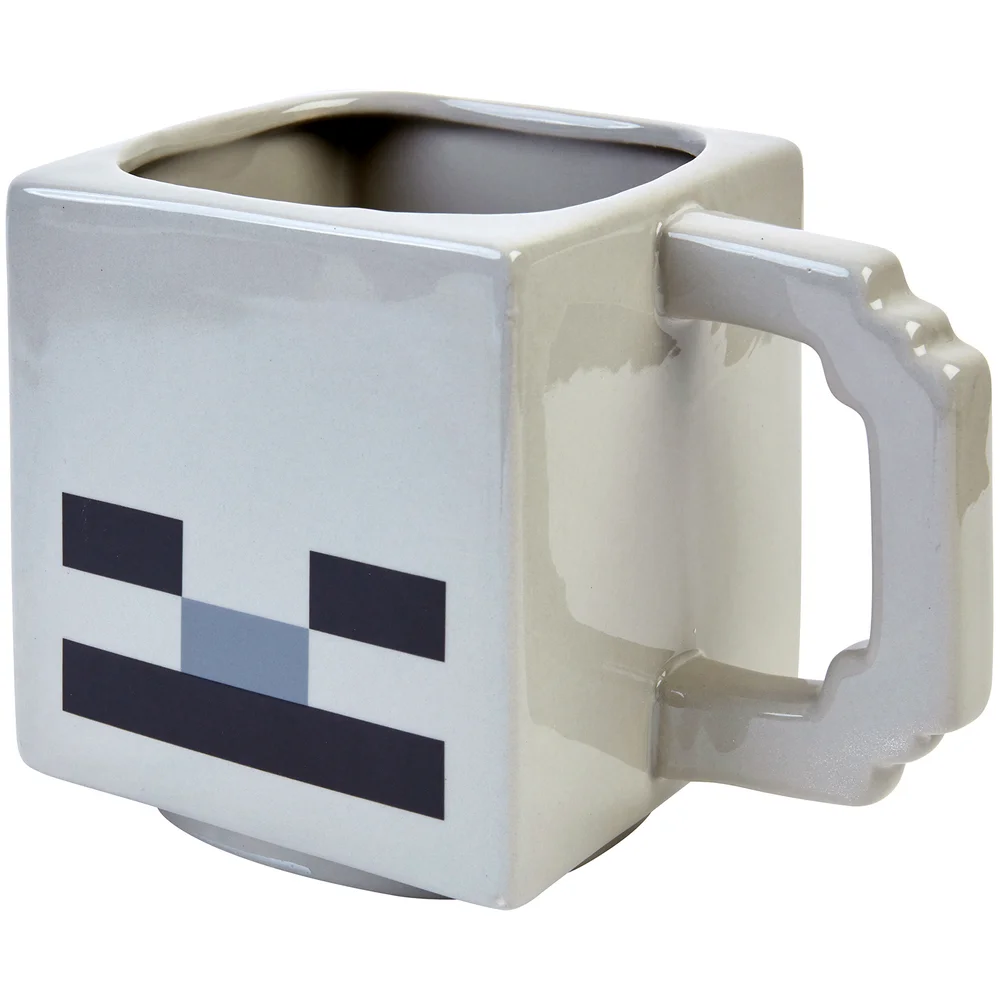 Minecraft Skeleton 3D Sculpted Ceramic Mug Afbeelding 1