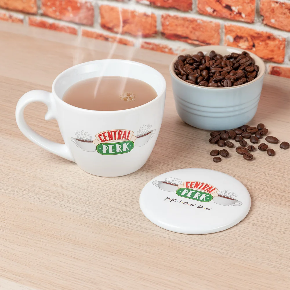 Friends Central Perk Mug and Coaster Set Afbeelding 1