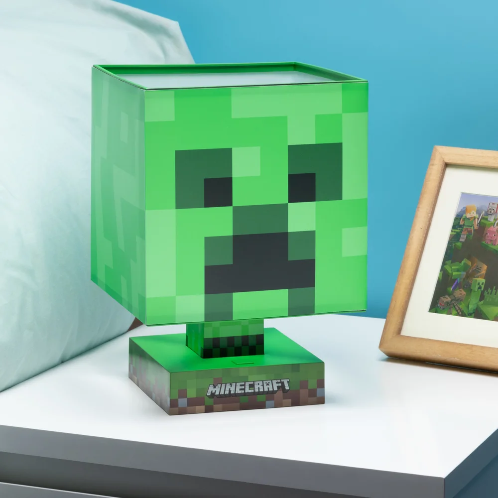Minecraft Creeper Icon Lamp Afbeelding 1