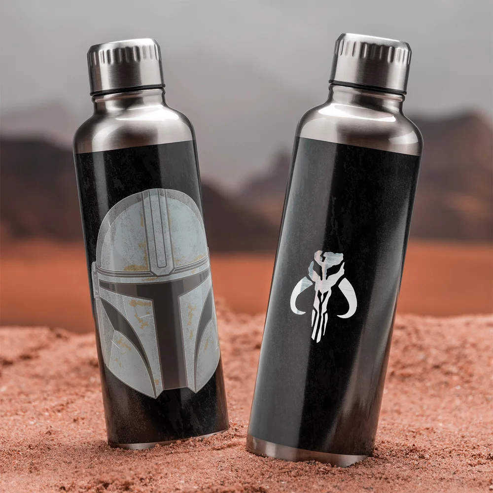 The Mandalorian Metal Water Bottle Afbeelding 1