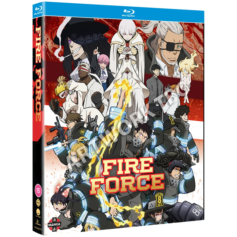 Fire Force Seizoen 2 Deel 1 - Blu-ray/DVD Combo + Digitale Kopie Afbeelding 1