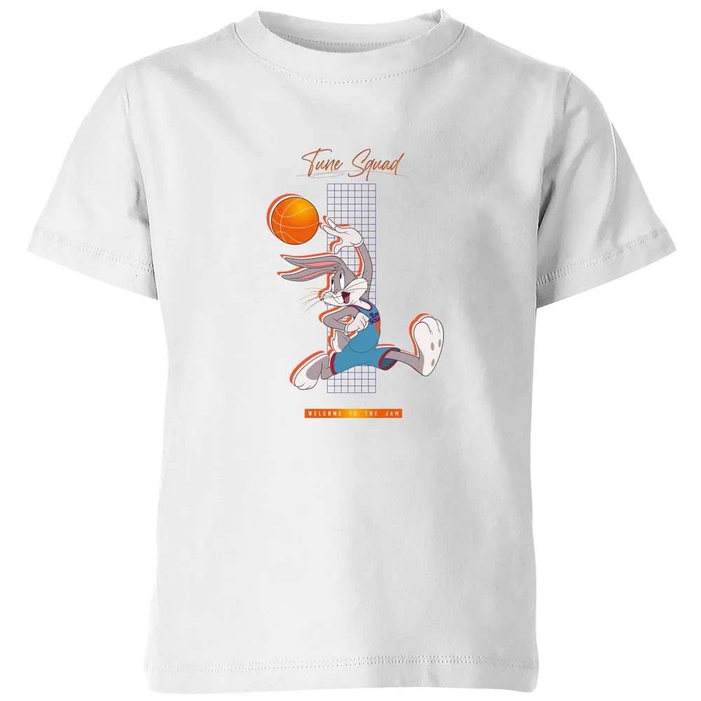 Space Jam Bugs Bunny Basketball Kids' T-Shirt - White - 98/104 (3-4 jaar) Afbeelding 1