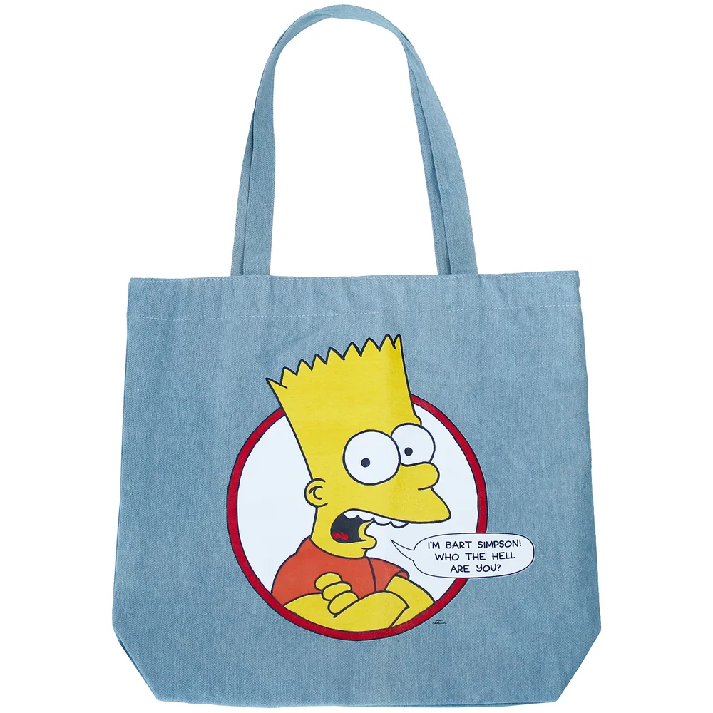 Cakeworthy x The Simpsons - I'm Bart Simpson Denim Tote Afbeelding 1