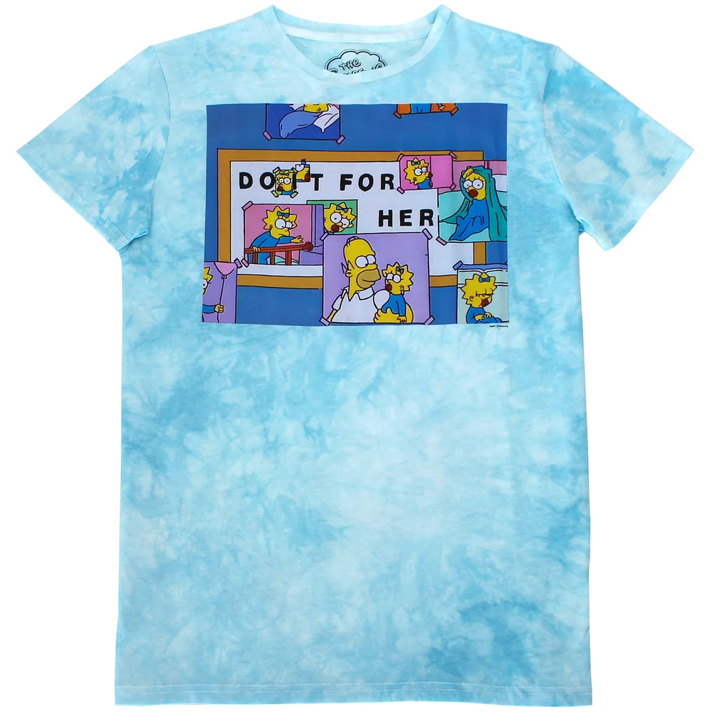 Cakeworthy x The Simpsons - Do It For Her Tie Dye T-Shirt - XL Afbeelding 1