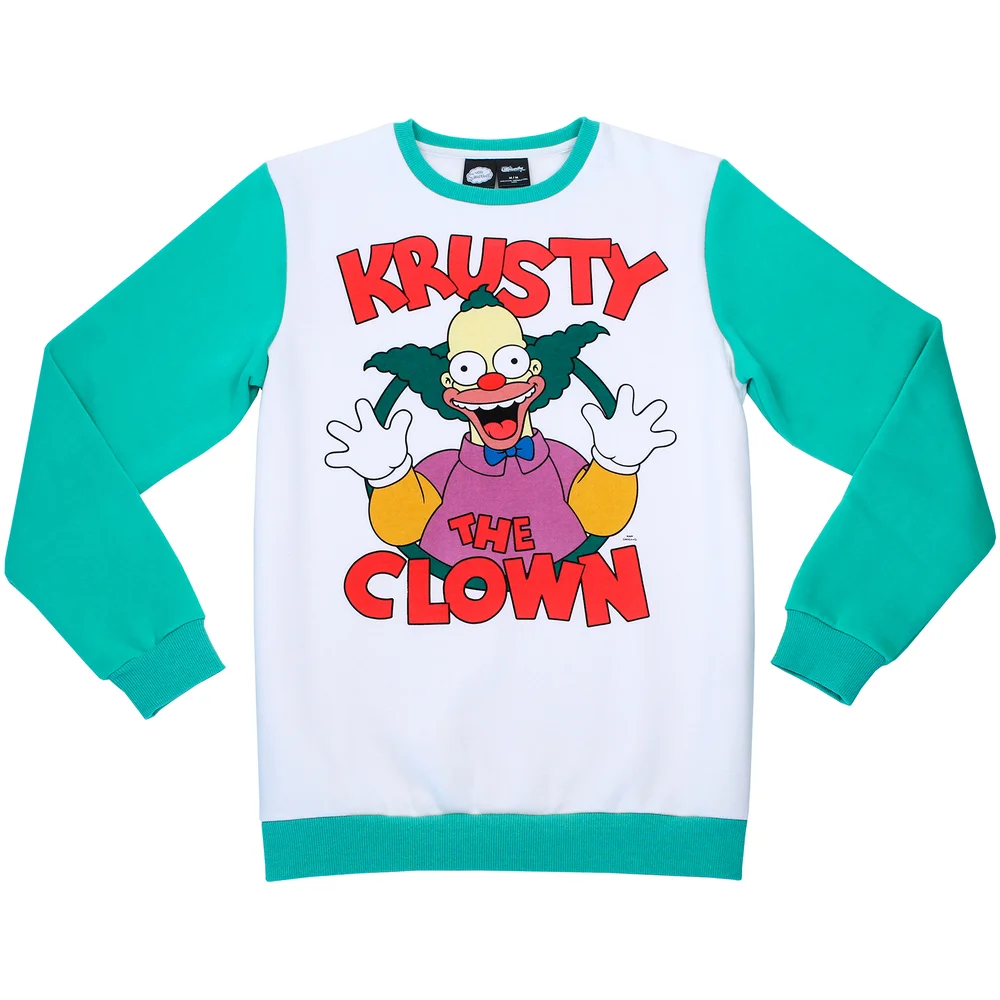 Cakeworthy x The Simpsons - Krusty The Clown Crewneck Sweatshirt - S Afbeelding 1
