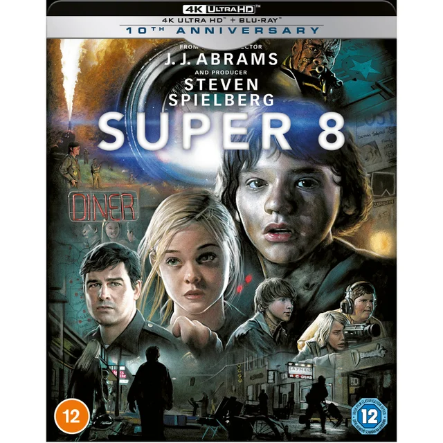 Super 8 10e Jubileum - Zavvi Exclusief 4K Ultra Steelbook (Inclusief Blu-ray)