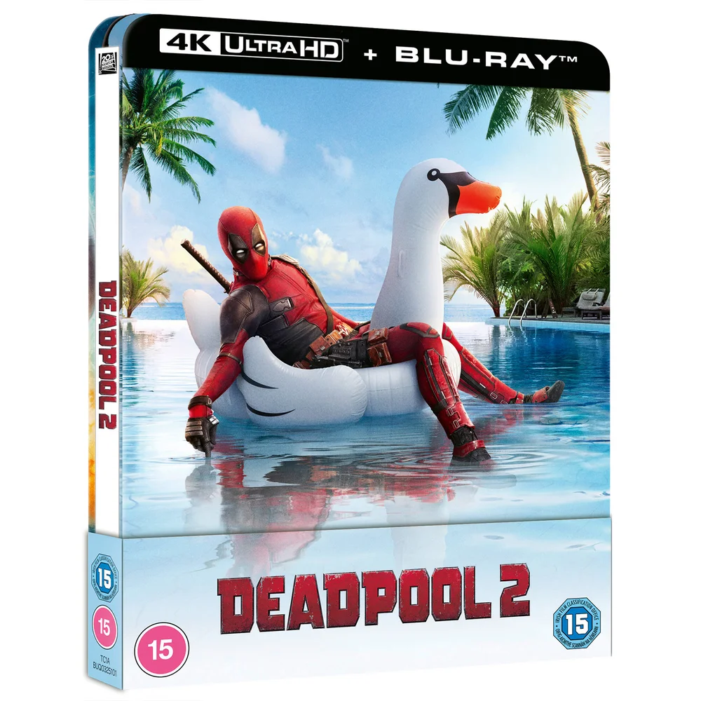 Marvel's Deadpool 2 - Zavvi Exclusief 4K Ultra HD Lenticular Steelbook (Inclusief Blu-ray) Afbeelding 1