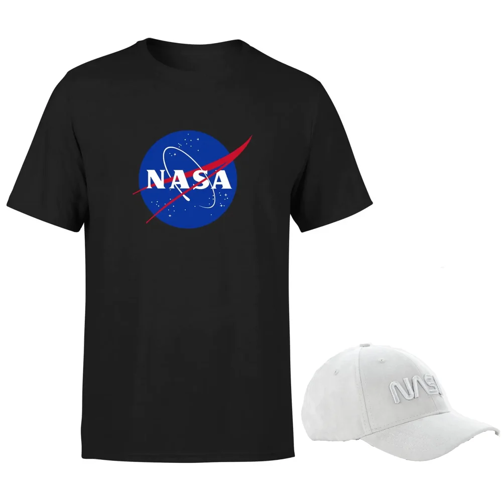 NASA Grey Cap & Nasa T-Shirt Bundle - Heren - S Afbeelding 1