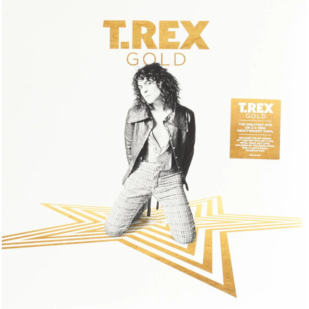 T. Rex - GOLD Vinyl 2LP Afbeelding 1