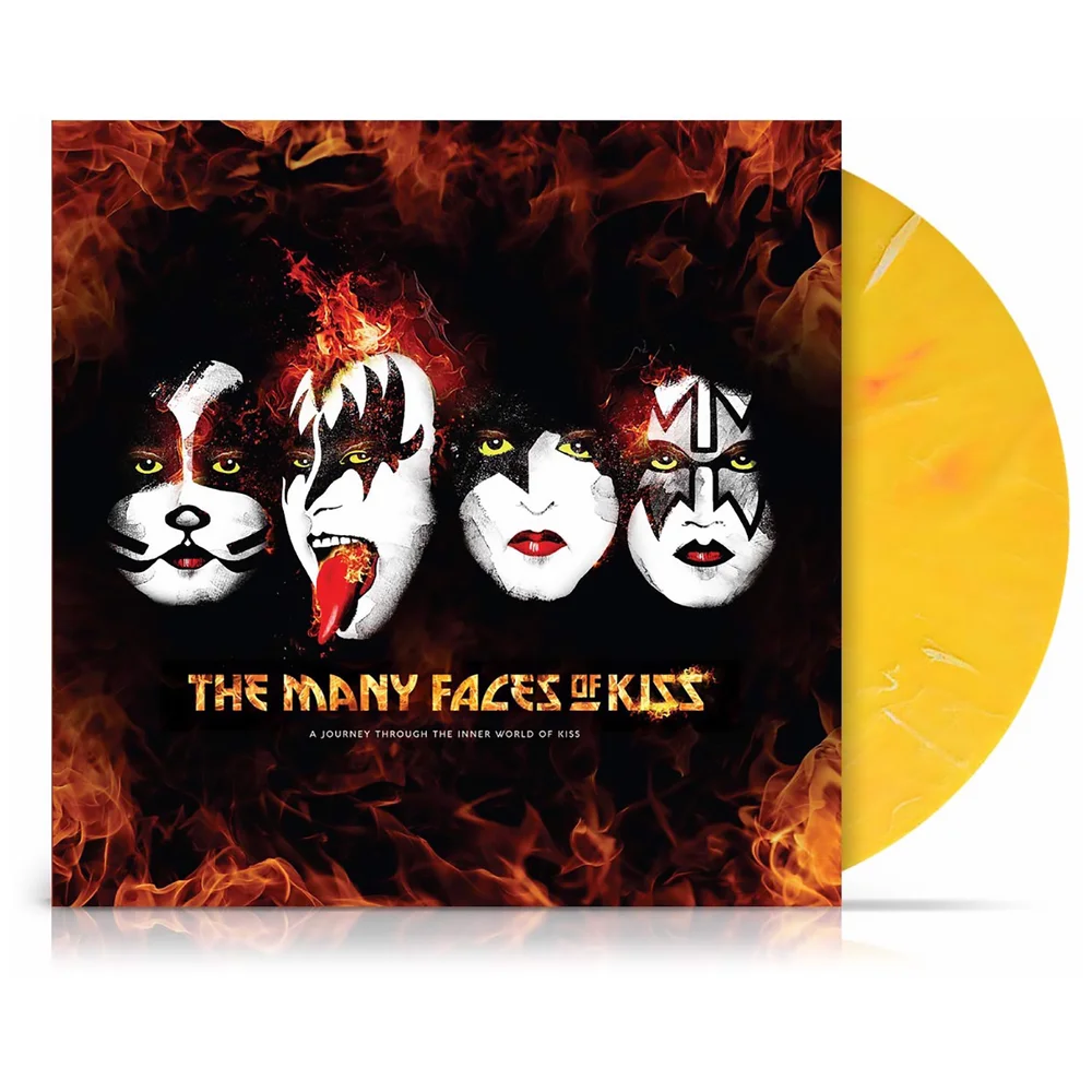 The Many Faces Of Kiss (Limited Yellow Splatter Vinyl) Afbeelding 1
