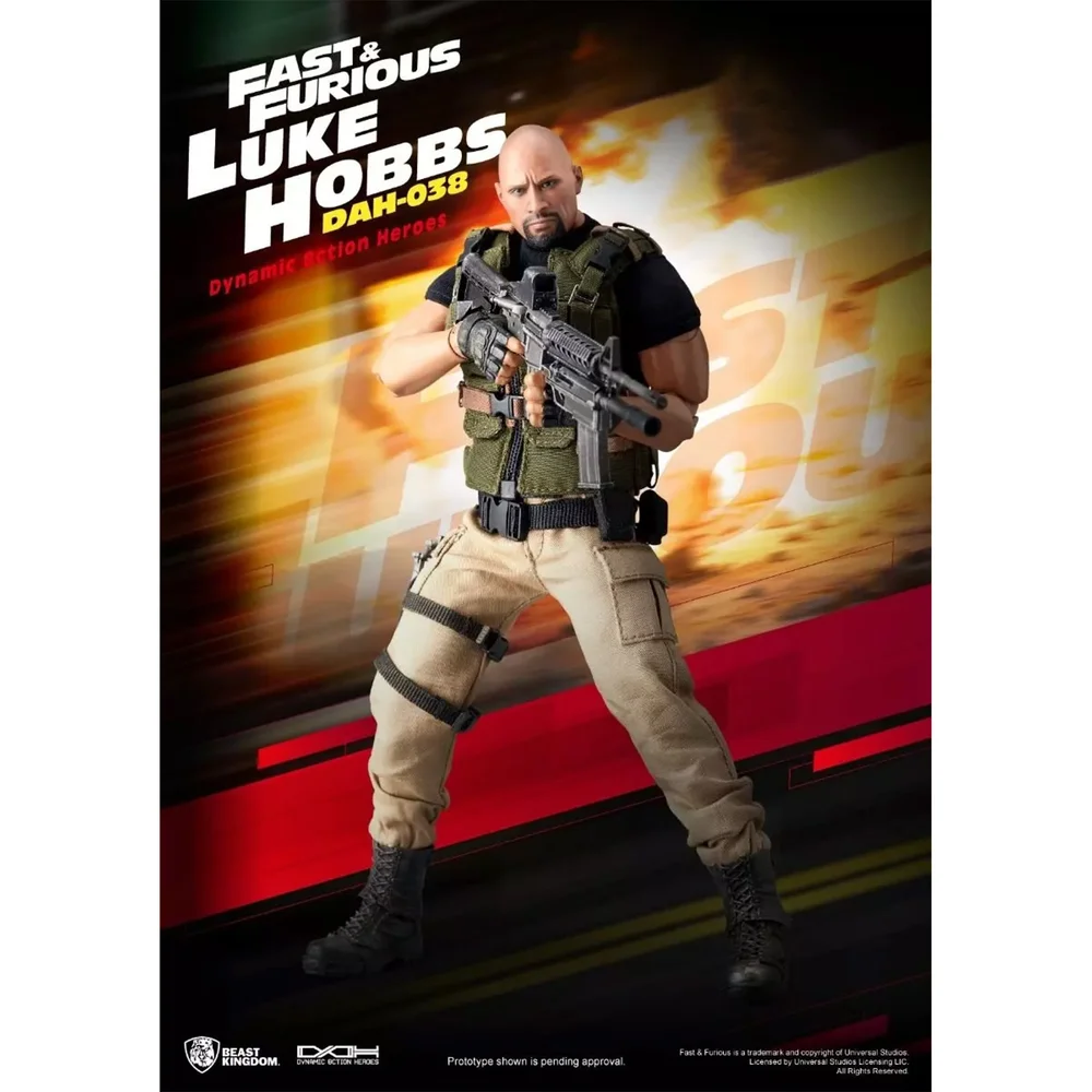 Beast Kingdom Fast & Furious Dynamic 8ction Heroes Figure - Luke Hobbs Afbeelding 1