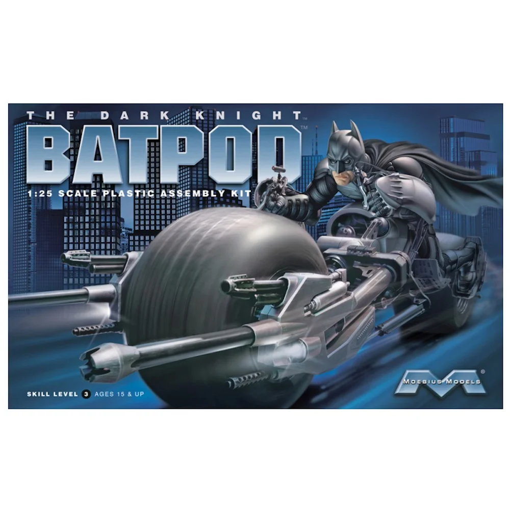 1:25 Dark Knight Bat Pod - Plastic Model Kit Afbeelding 1