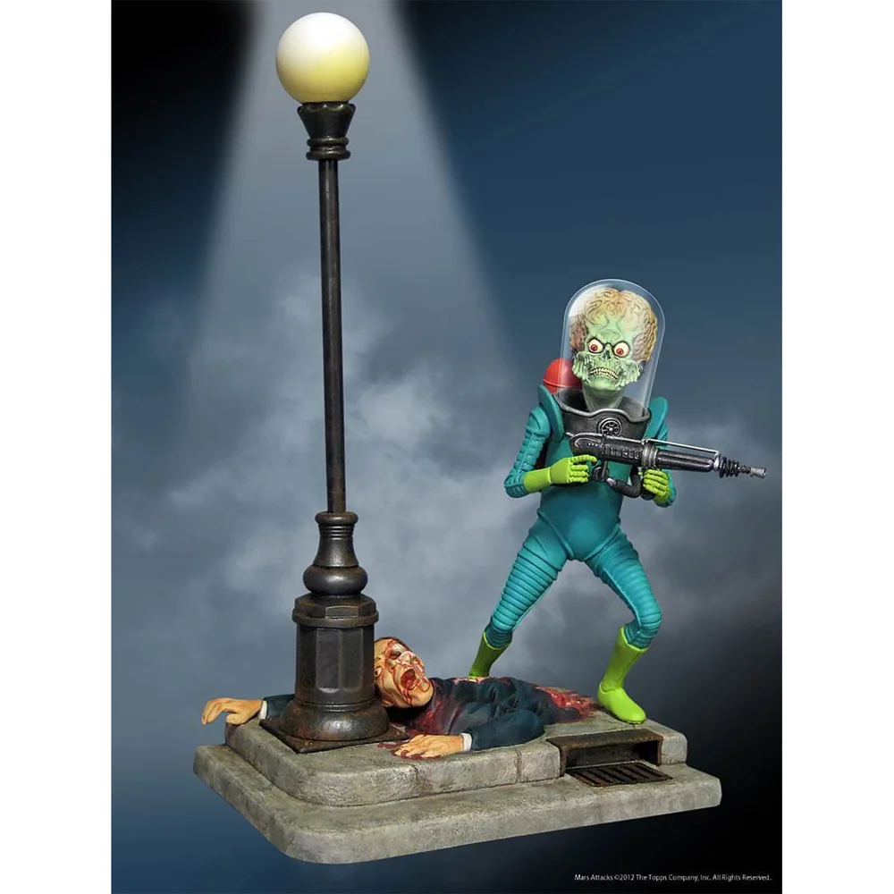 1:8 Mars Attacks! Martian Figuur - Plastic Modelbouwpakket Afbeelding 1