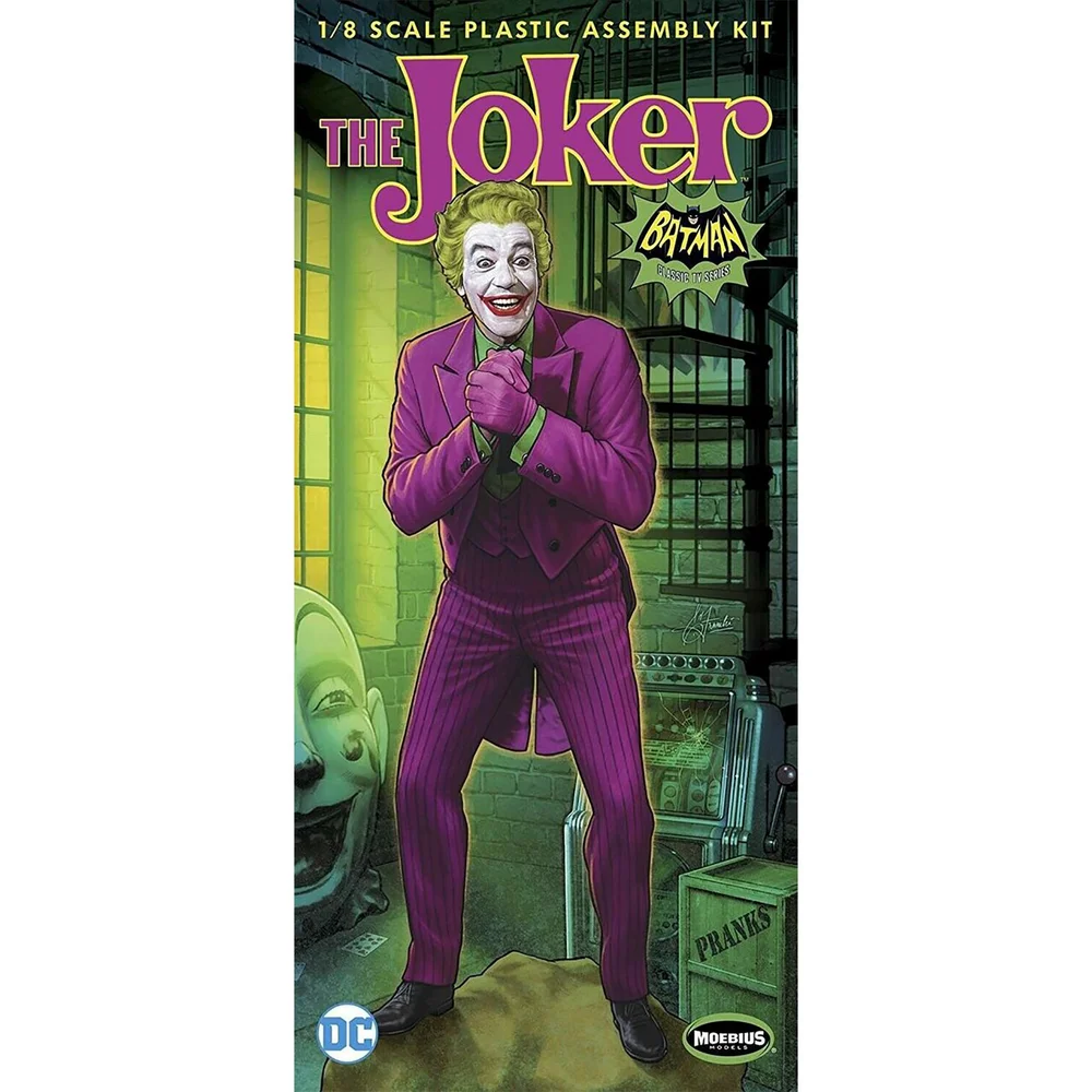 1:8 Cesar Romero als de Joker - Plastic Modelbouwkit Afbeelding 1