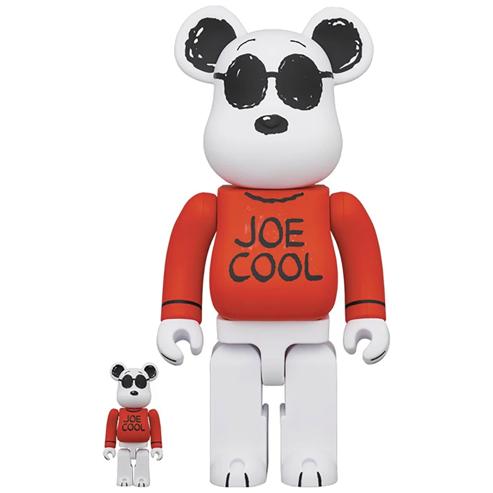 Medicom Peanuts Joe Cool 100% & 400% Be@rbrick 2 Pakken Afbeelding 1