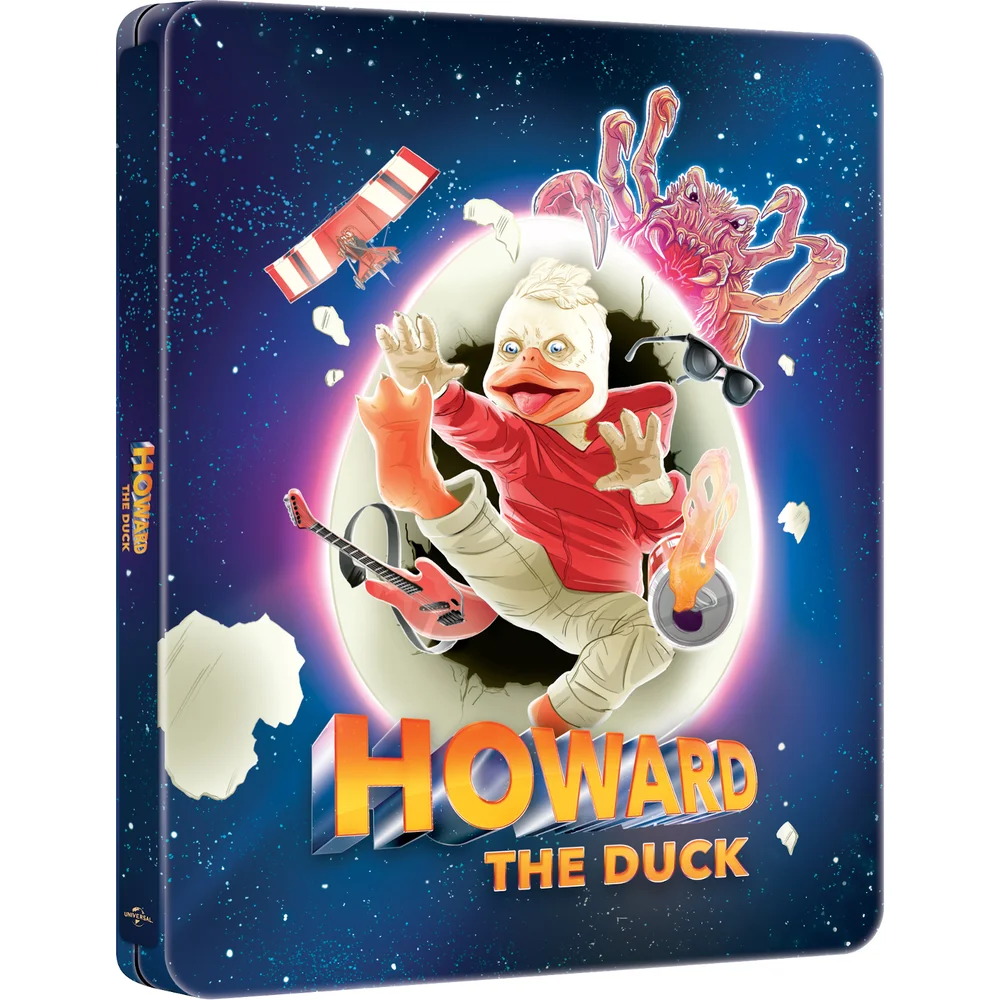 Howard de Eend - Zavvi Exclusief 4K Ultra HD Steelbook (Inclusief Blu-ray) Afbeelding 1