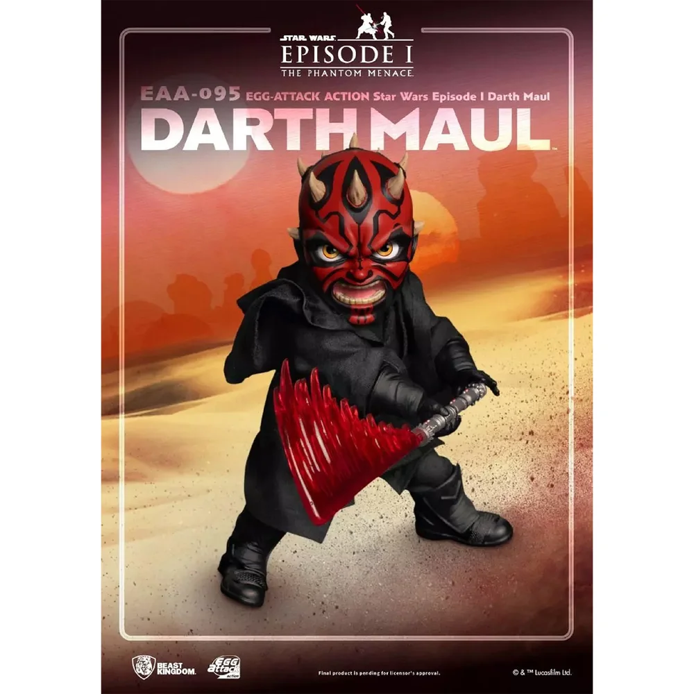 Beast Kingdom The Phantom Menace Egg Attack Actiefiguur - Darth Maul Afbeelding 1
