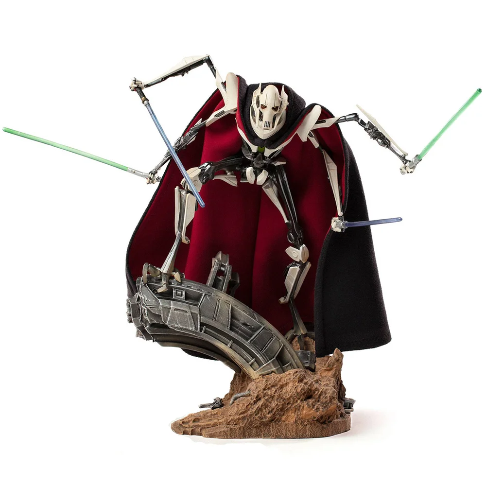 Iron Studios Star Wars Deluxe BDS Art Scale Beeldje 1/10 General Grievous 33 cm Afbeelding 1