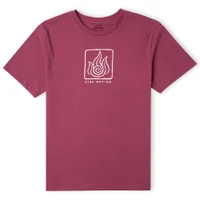 Avatar Fire Nation Unisex T-Shirt - Burgundy - undefined undefined