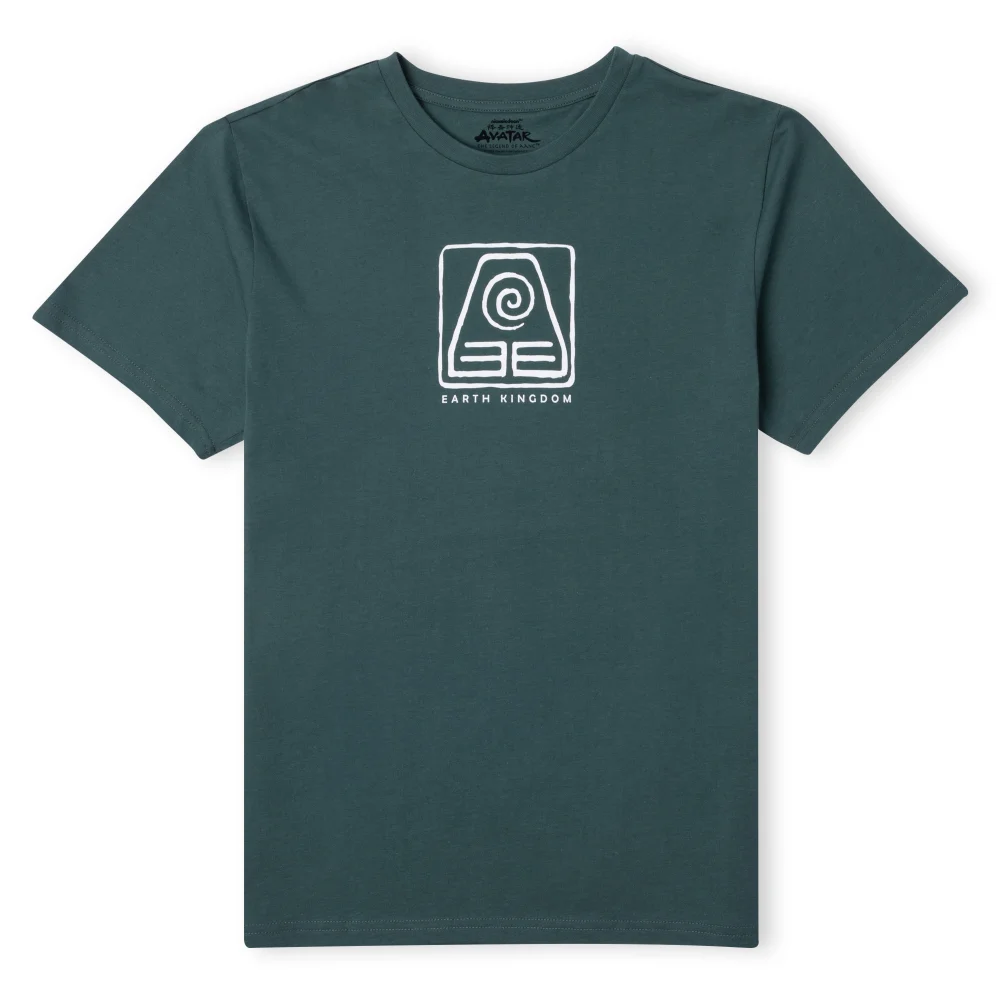 Avatar Earth Kingdom Unisex T-Shirt - Green - S Afbeelding 1