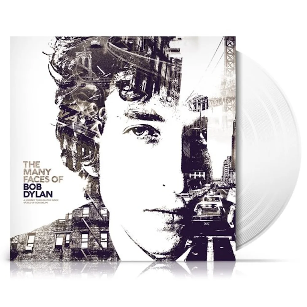 De vele gezichten van Bob Dylan (Limited Edition) Transparant 2LP Afbeelding 1