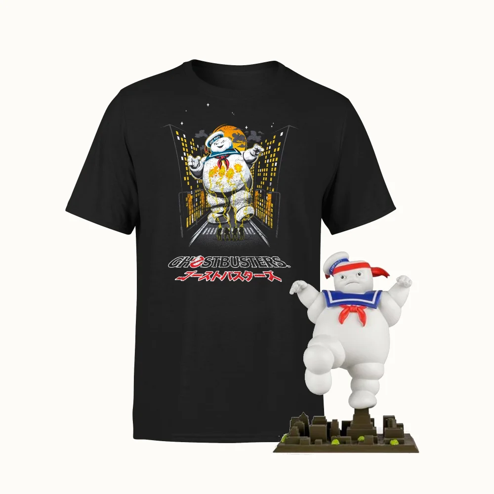 Ghostbuster Stay Puft Marshmallow Collectible And T-Shirt Bundle - Heren - S Afbeelding 1