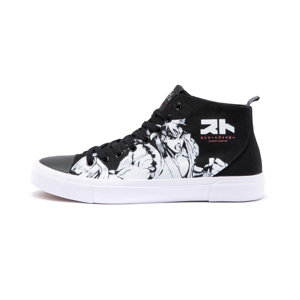 Akedo x Street Fighter High Top - Black - UK3 / EU35.5 Afbeelding 1