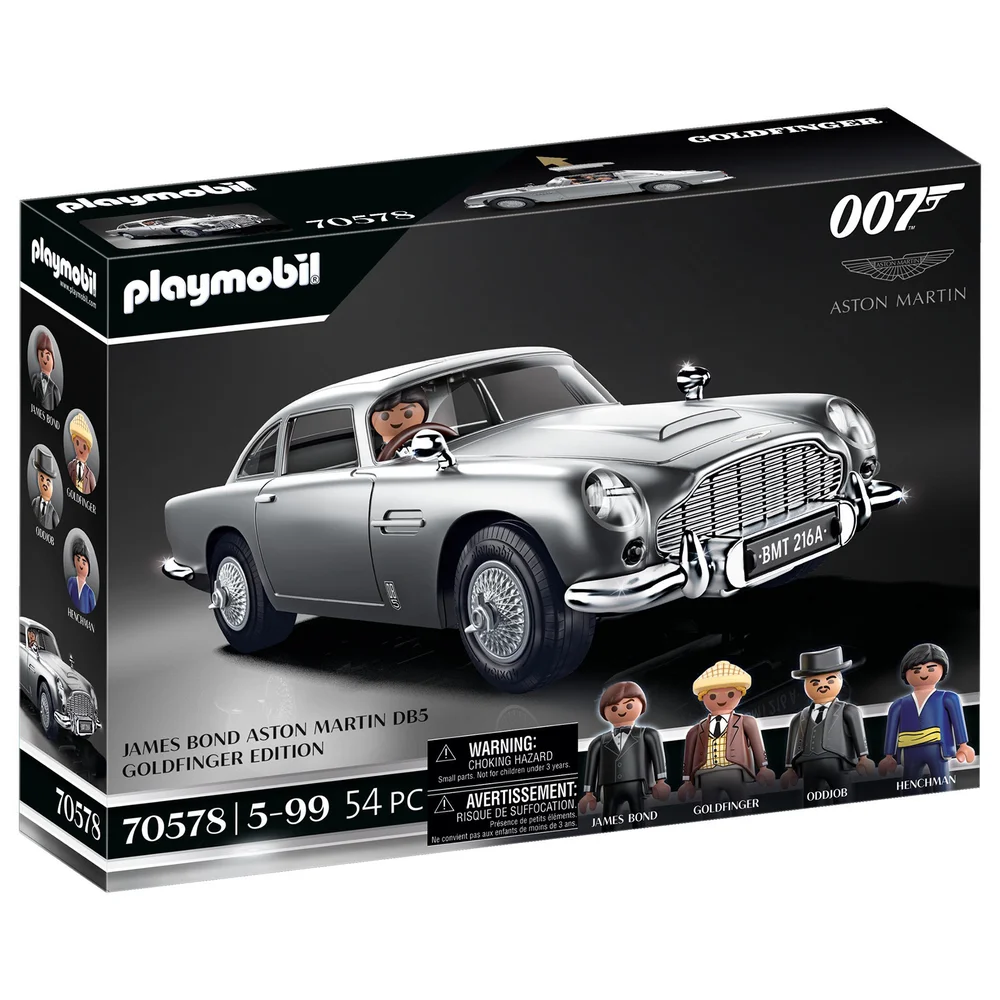 Playmobil James Bond Aston Martin DB5 – Goldfinger Edition (70578) Afbeelding 1
