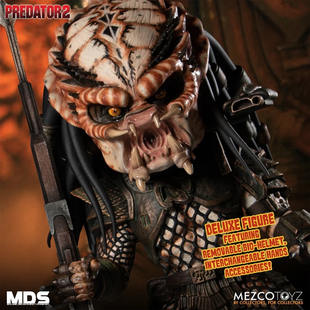 Mezco Predator 2 City Hunter Designer Series Deluxe 15 cm Actiefiguur Afbeelding 1